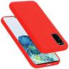 Cadorabo Schutzhülle für Samsung Galaxy S20 FE Hülle in Rot Handyhülle Case Cover TPU Etui