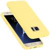 Cadorabo Schutzhülle für Samsung Galaxy S7 Hülle in Gelb Handyhülle Case Cover TPU Etui