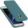 Cadorabo Schutzhülle für Samsung Galaxy S7 Hülle in Grün Handyhülle Case Cover TPU Etui