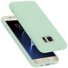 Cadorabo Schutzhülle für Samsung Galaxy S7 Hülle in Grün Handyhülle Case Cover TPU Etui