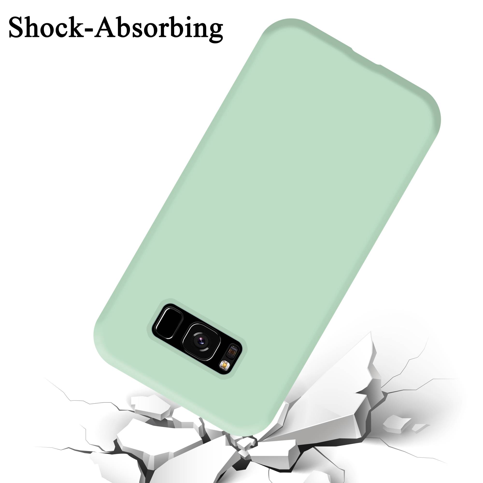 Cadorabo Schutzhülle für Samsung Galaxy S8 Hülle in Grün Handyhülle Case Cover TPU Etui-3