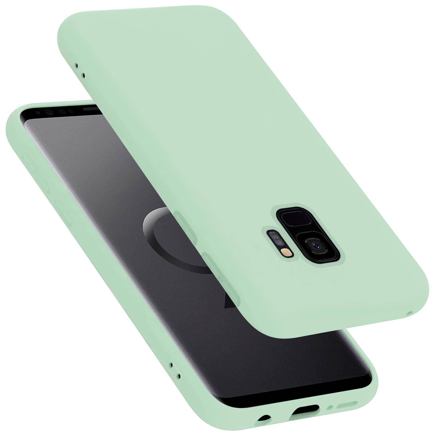 Cadorabo Schutzhülle für Samsung Galaxy S9 Hülle in Grün Handyhülle Case Cover TPU Etui-0