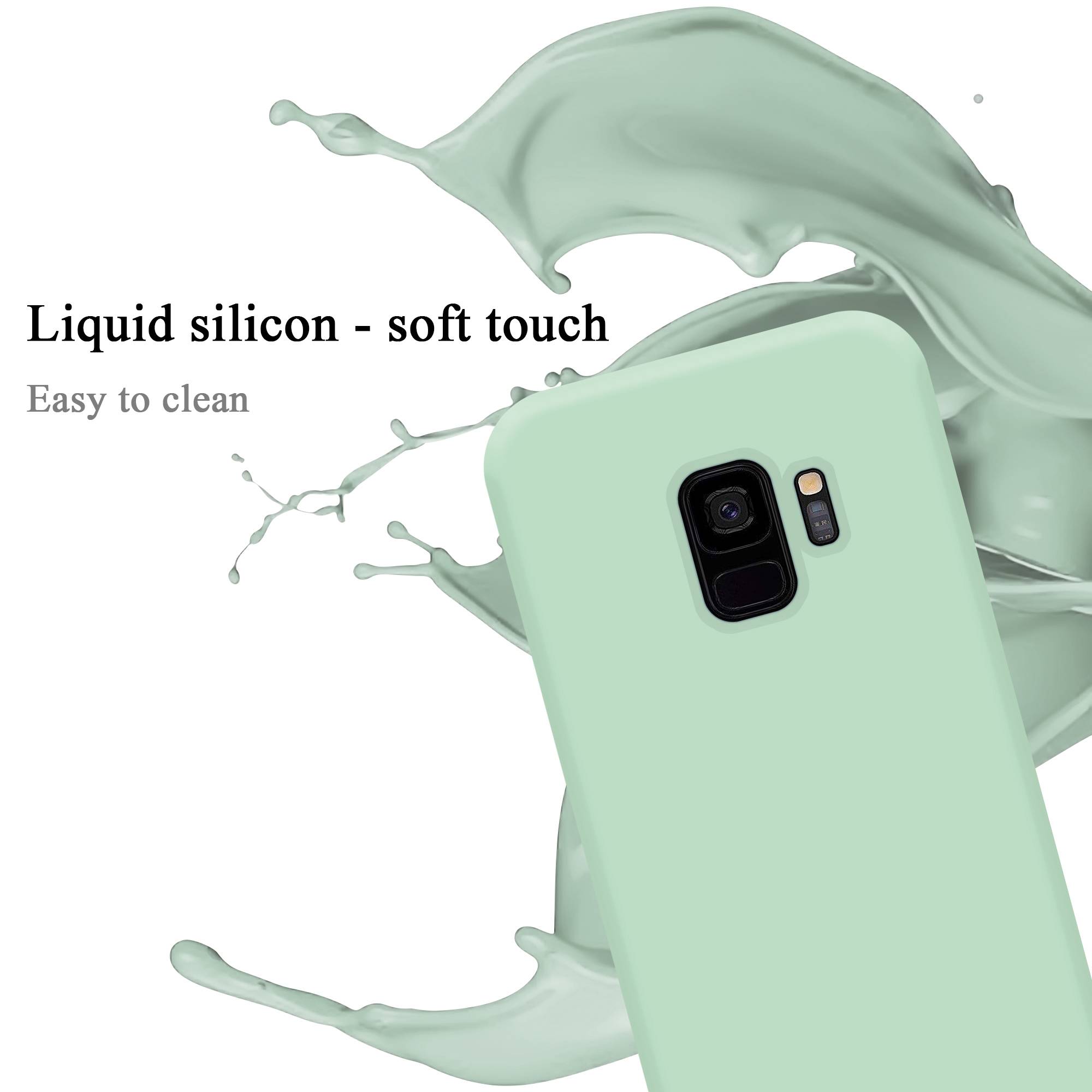 Cadorabo Schutzhülle für Samsung Galaxy S9 Hülle in Grün Handyhülle Case Cover TPU Etui-2
