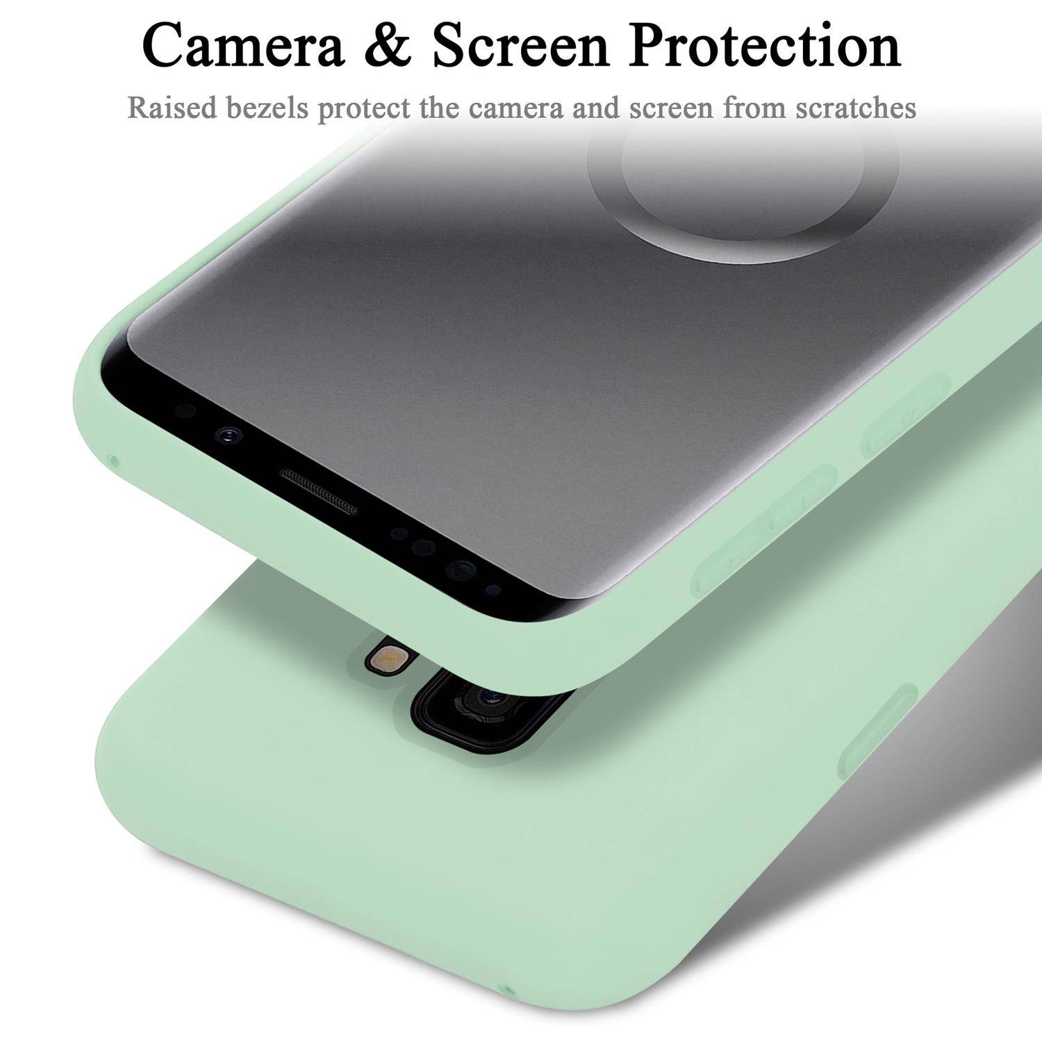 Cadorabo Schutzhülle für Samsung Galaxy S9 Hülle in Grün Handyhülle Case Cover TPU Etui-4