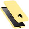 Cadorabo Schutzhülle für Samsung Galaxy S9 Hülle in Gelb Handyhülle Case Cover TPU Etui