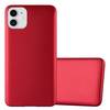 Cadorabo Schutzhülle für Apple iPhone 11 Hülle in Rot Handyhülle TPU Silikon Etui Cover Case