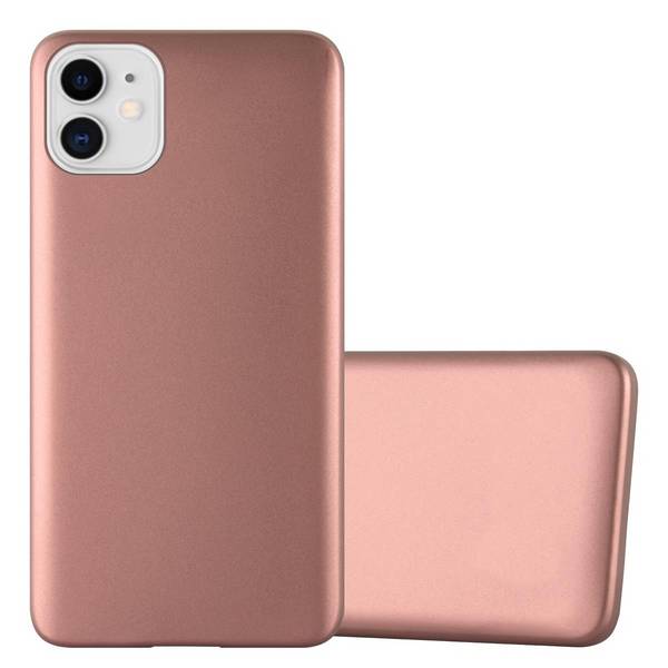 Cadorabo Schutzhülle für Apple iPhone 11 Hülle in Rosa Handyhülle TPU Silikon Etui Cover Case