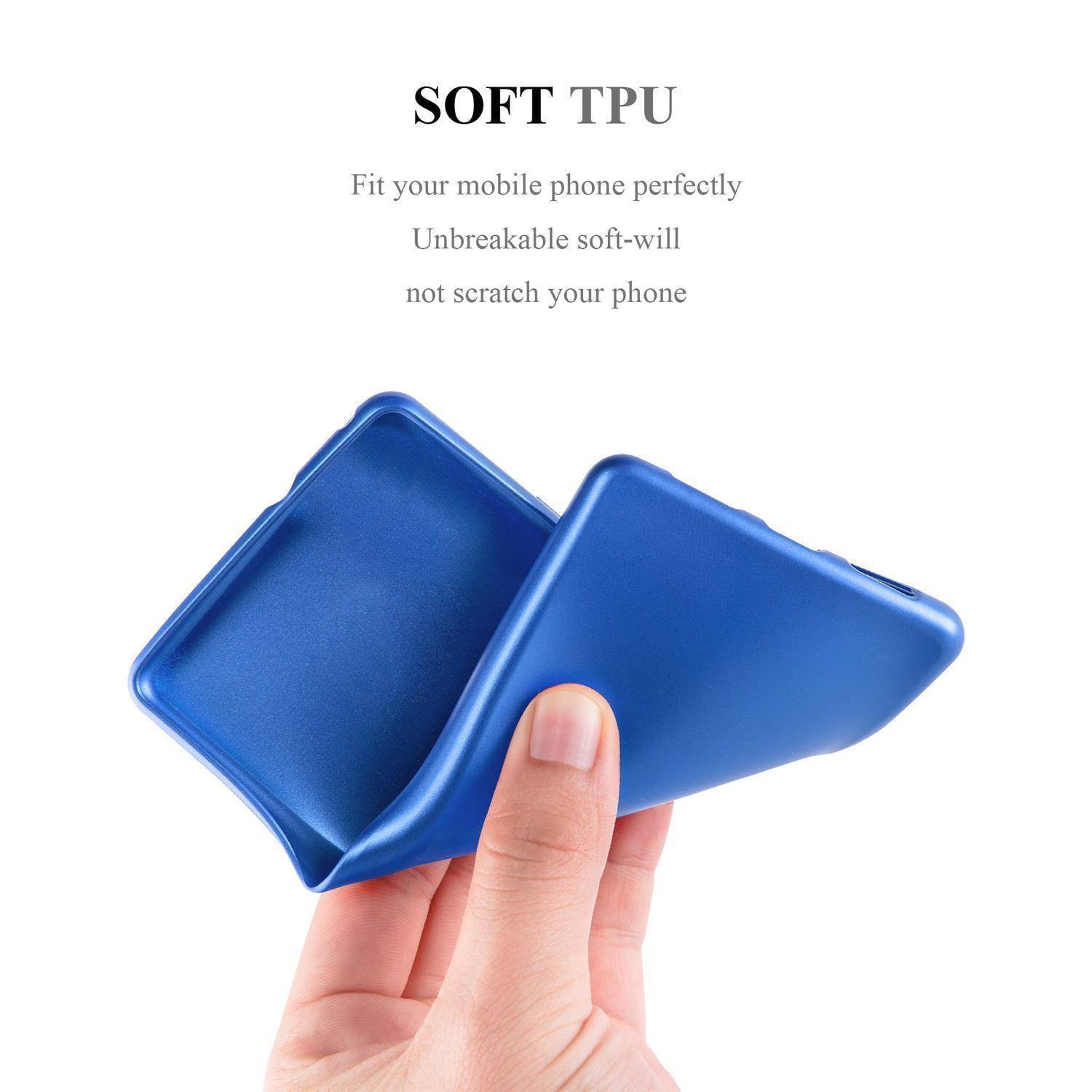 Cadorabo Schutzhülle für Samsung Galaxy S20 FE Hülle in Blau Handyhülle TPU Silikon Etui Cover Case-2