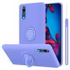 Cadorabo Hülle für Huawei P20 Schutz Hülle in Lila Handyhülle TPU Etui Case Cover