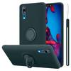 Cadorabo Hülle für Huawei P20 Schutz Hülle in Grün Handyhülle TPU Etui Case Cover