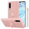 Cadorabo Hülle für Huawei P30 Schutz Hülle in Rosa Handyhülle TPU Etui Case Cover