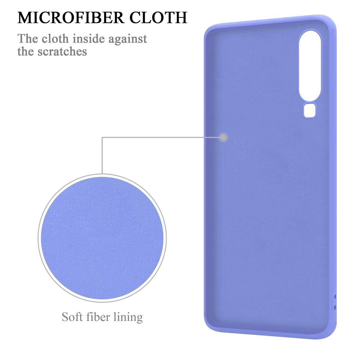 Cadorabo Hülle für Huawei P30 Schutz Hülle in Lila Handyhülle TPU Etui Case Cover-4