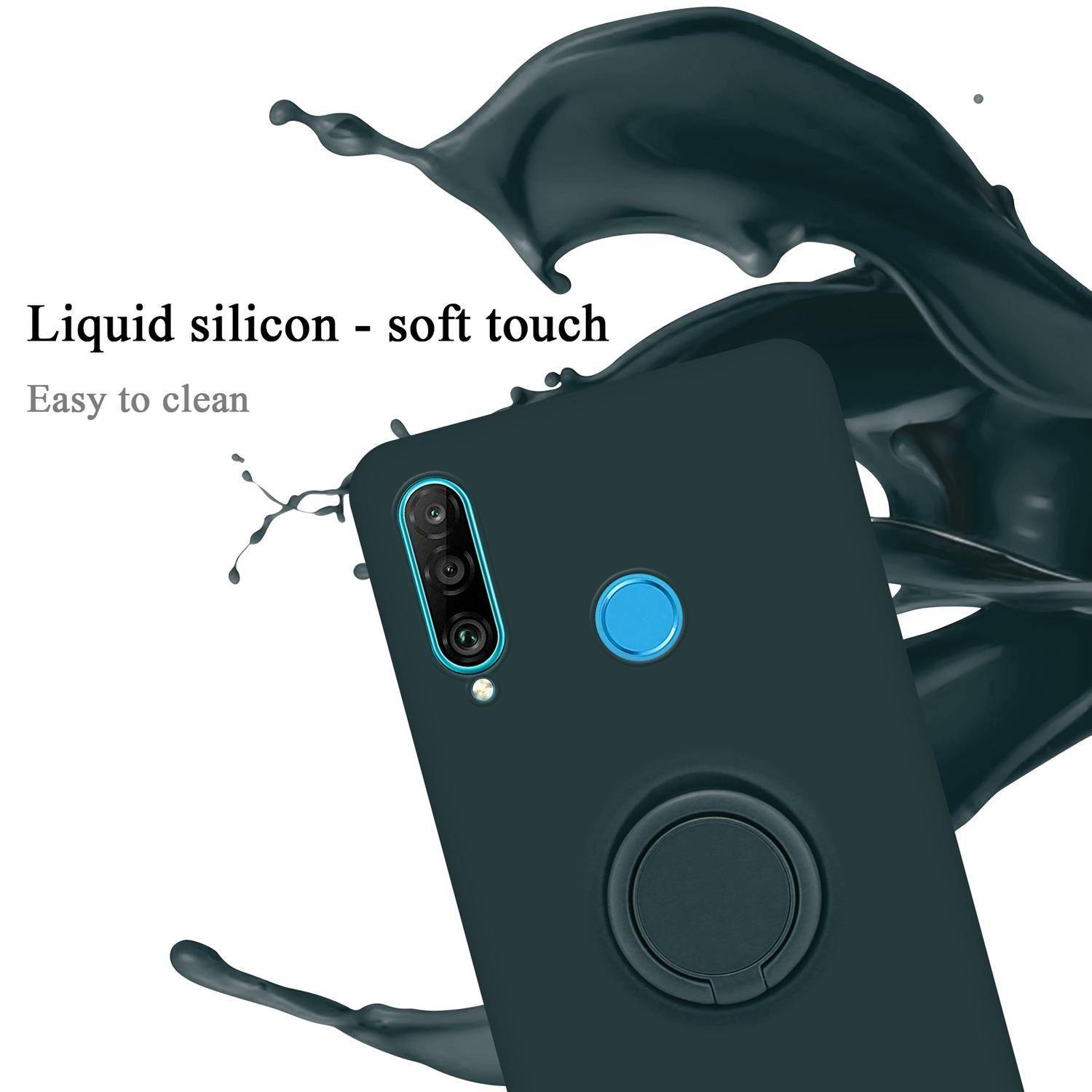 Cadorabo Hülle für Huawei P30 LITE Schutz Hülle in Grün Handyhülle TPU Etui Case Cover-2