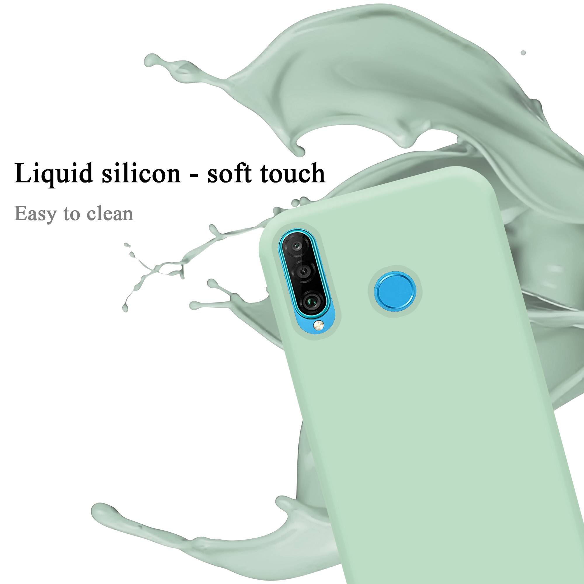 Cadorabo Schutzhülle für Huawei P30 LITE Hülle in Grün Handyhülle Case Cover TPU Etui-2