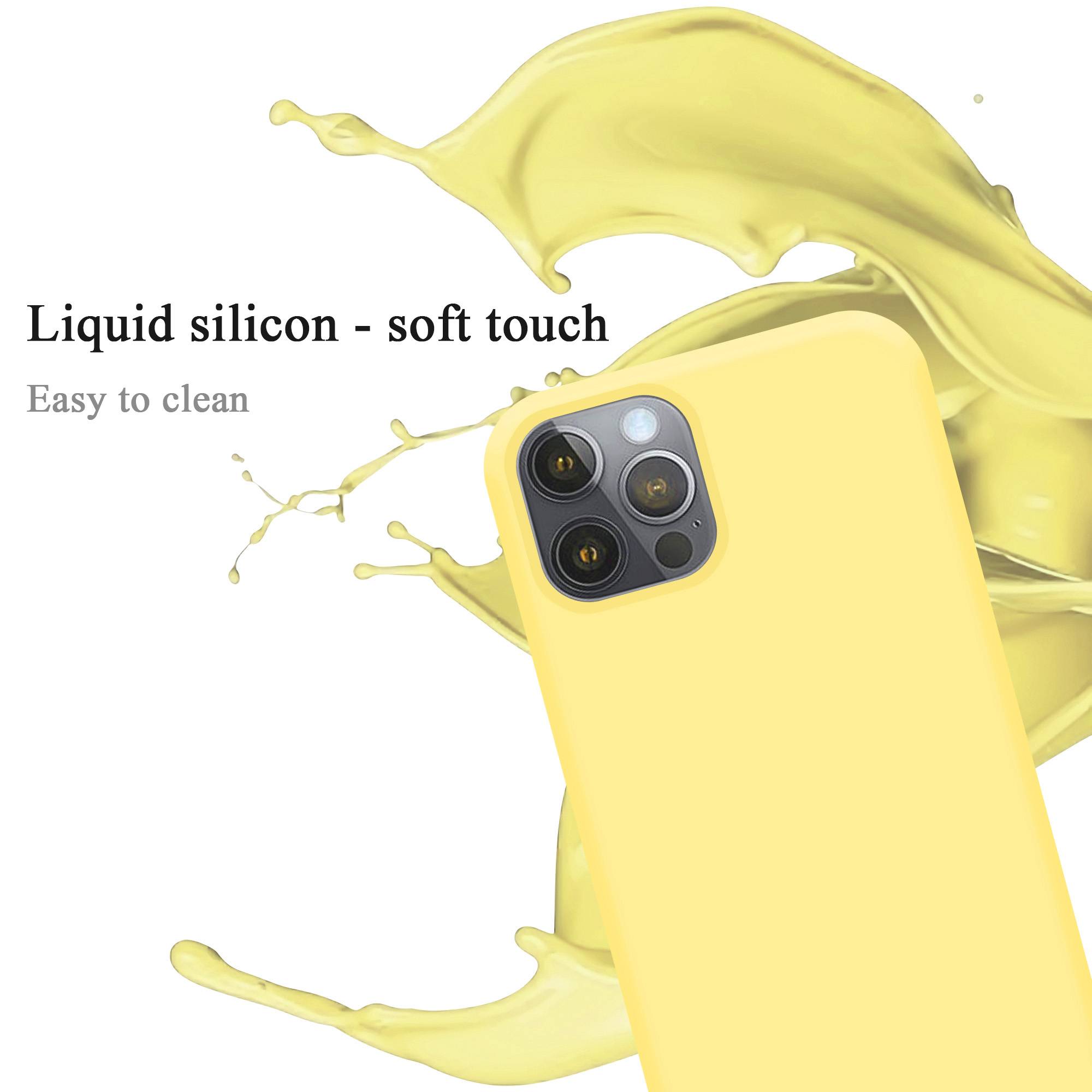 Cadorabo Schutzhülle für Apple iPhone 13 PRO MAX Hülle in Gelb Handyhülle Case Cover TPU Etui-1