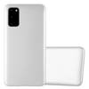 Cadorabo Schutzhülle für Samsung Galaxy S20 Hülle in Silber Handyhülle TPU Silikon Etui Cover Case