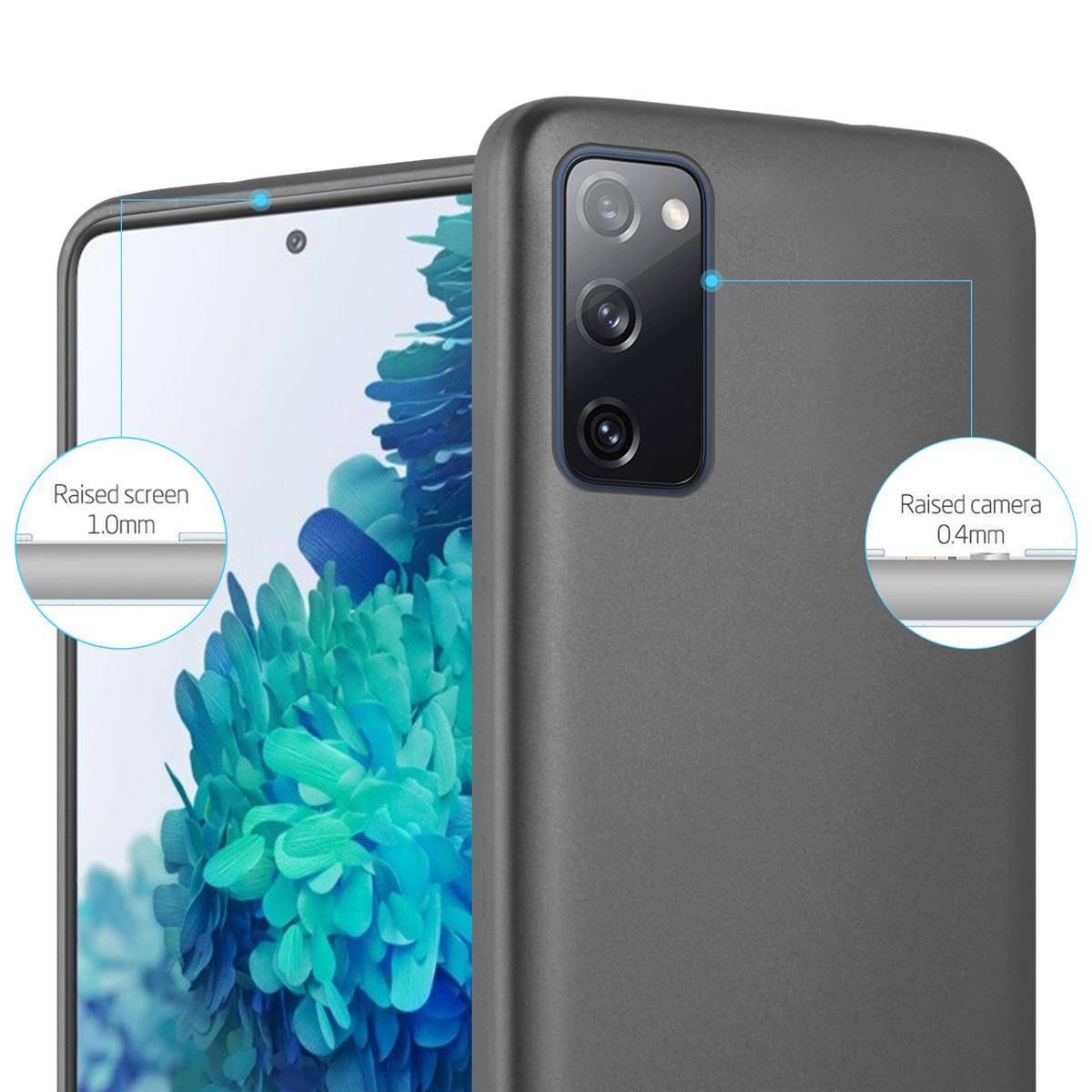 Cadorabo Schutzhülle für Samsung Galaxy S20 FE Hülle in Grau Handyhülle TPU Silikon Etui Cover Case-4
