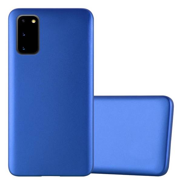 Cadorabo Schutzhülle für Samsung Galaxy S20 Hülle in Blau Handyhülle TPU Silikon Etui Cover Case