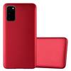 Cadorabo Schutzhülle für Samsung Galaxy S20 Hülle in Rot Handyhülle TPU Silikon Etui Cover Case