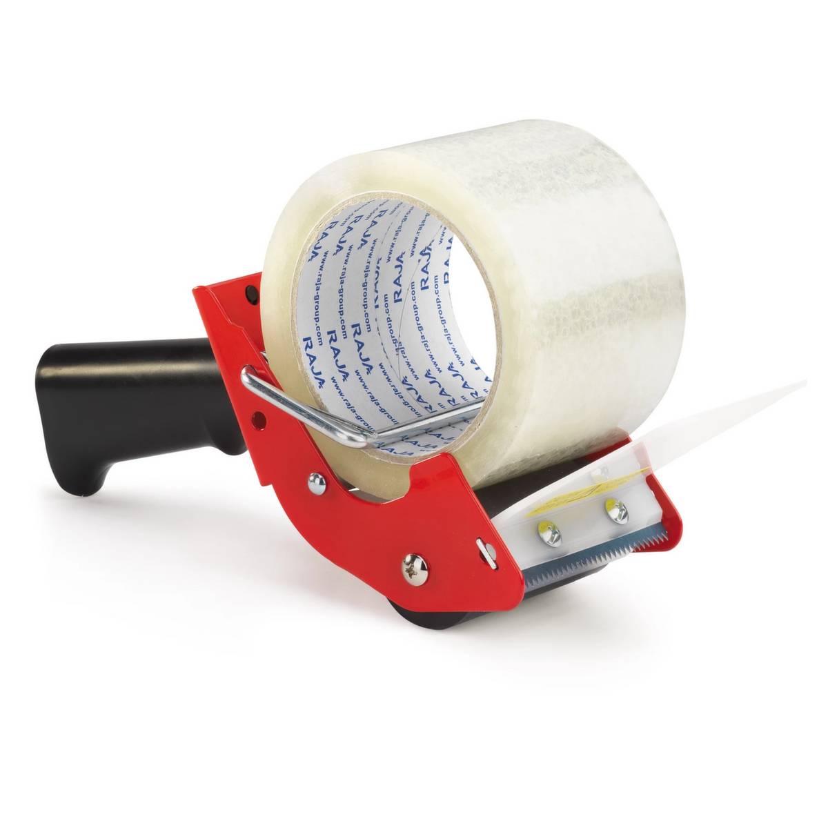 Handabroller,f. Band B 50mm,76 Kern,Abroller Metall/Kunststoff,rot/schwarz-0