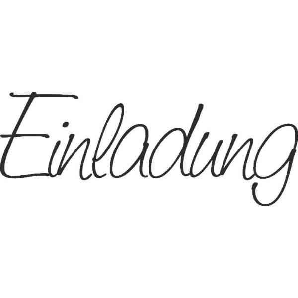 Motivstempel 'Einladung' 6x2,5cm-1