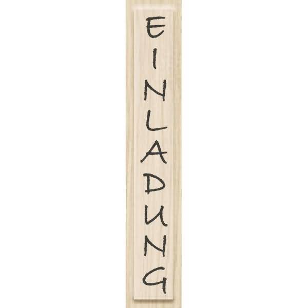 Motivstempel 'Einladung' 10x1cm-0