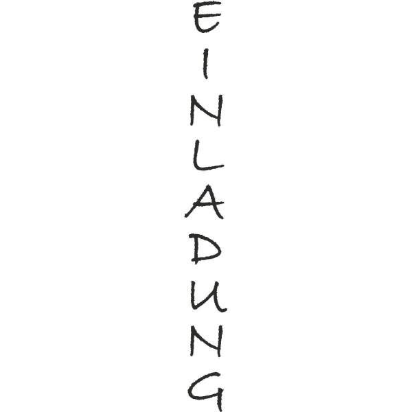 Motivstempel 'Einladung' 10x1cm-1