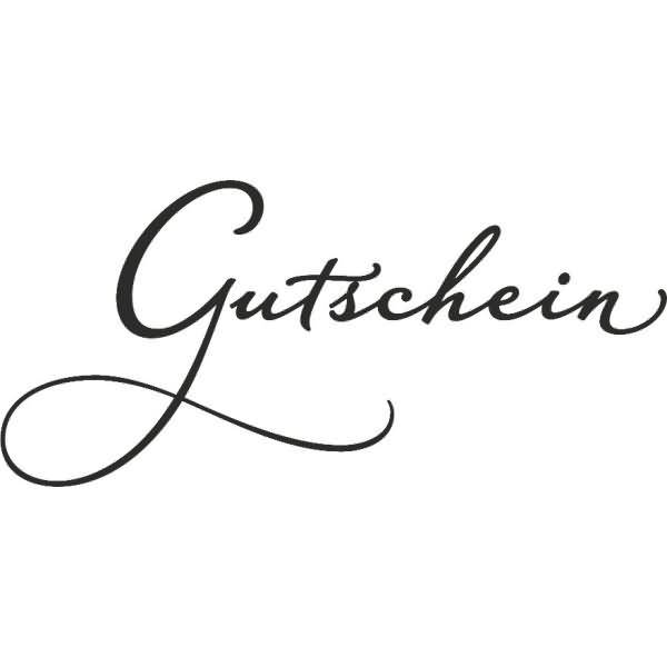 Motivstempel 'Gutschein' 7,5x3,5cm-1