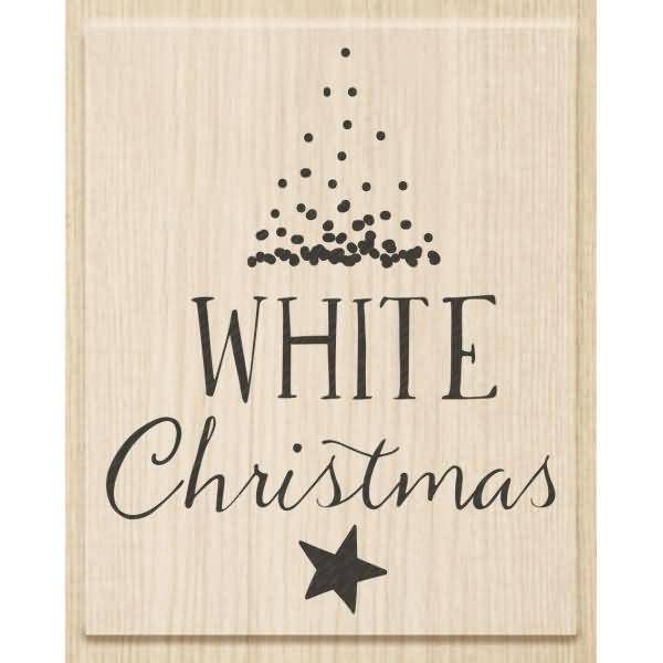 Motivstempel 'White Christams' 6,5x8,2cm-0