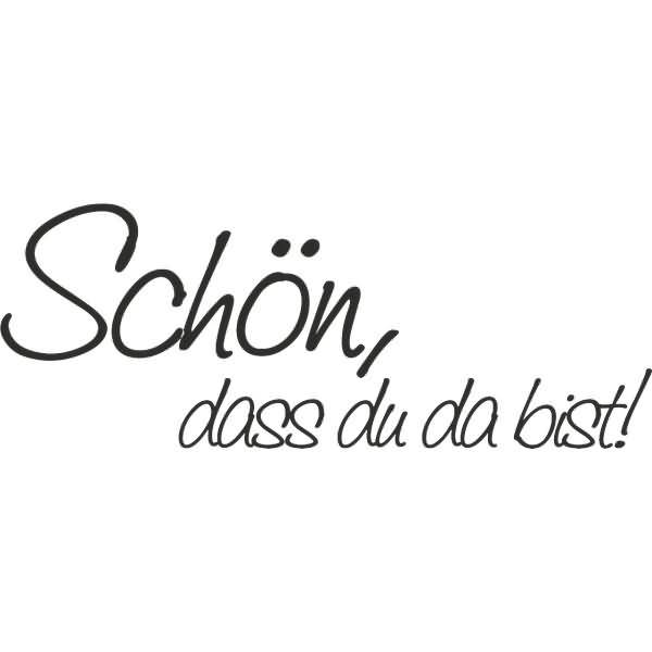 Motivstempel 'Schön dass du da bist!' 5x2cm-1