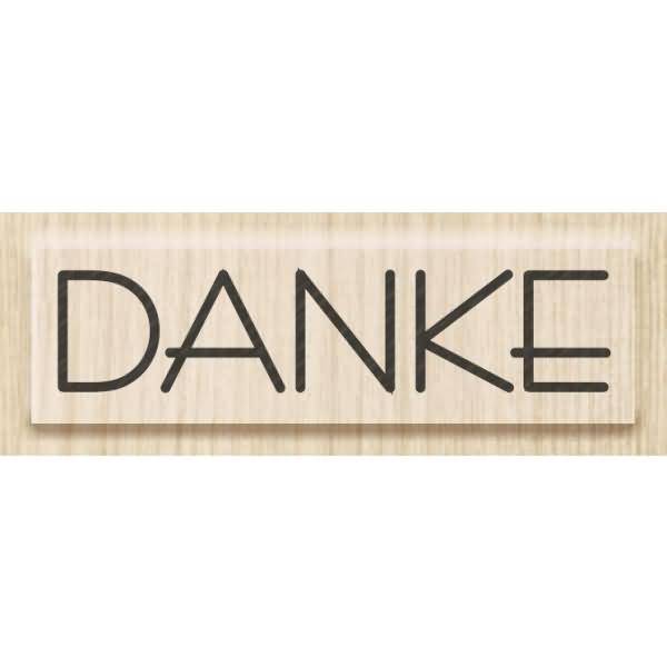 Motivstempel 'Danke' 5,3x1,3cm-0