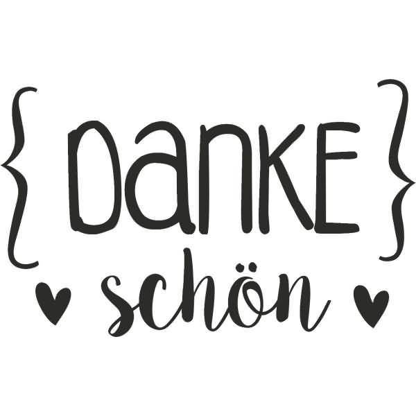 Motivstempel 'Danke schön' 4,6x2,9cm-1
