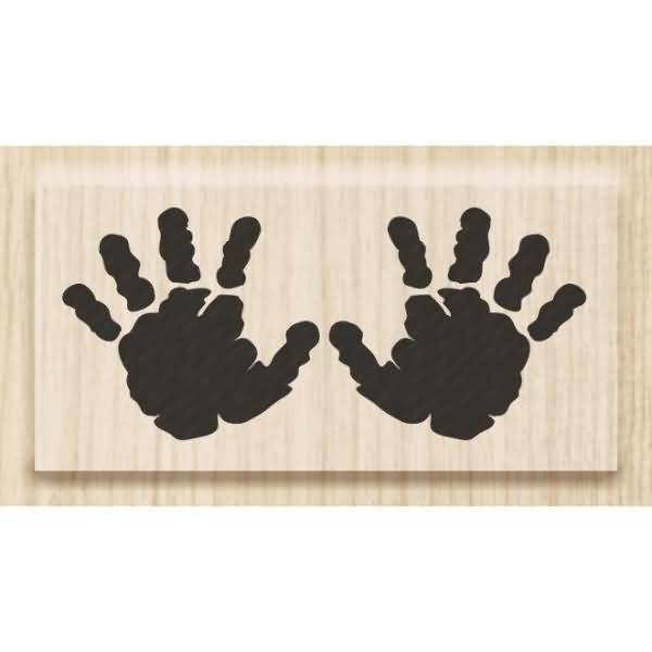 Motivstempel 'hands' 4,5x2cm-0