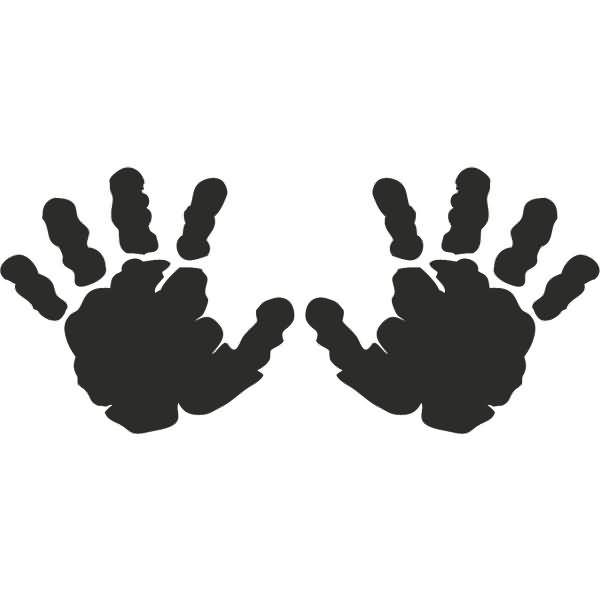 Motivstempel 'hands' 4,5x2cm-1