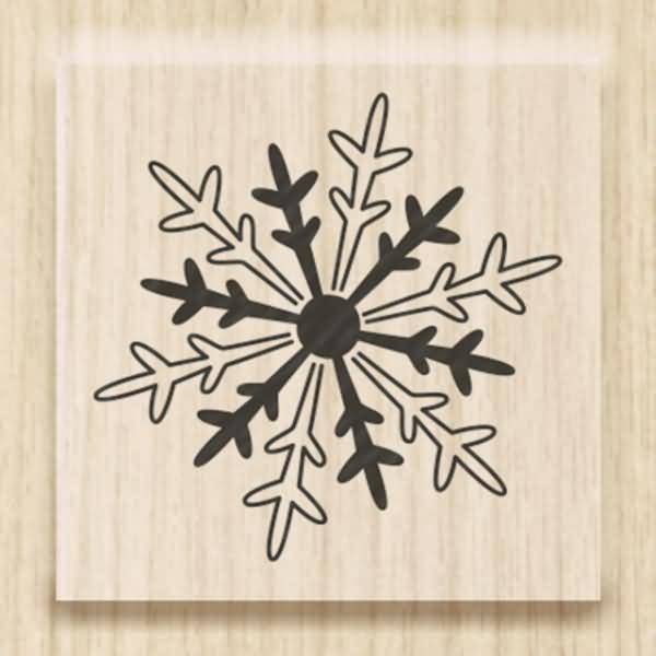 Motivstempel 'Eiskristall mini' 2,5x2,5cm-0