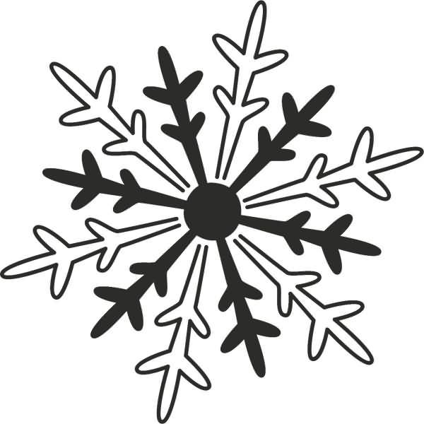 Motivstempel 'Eiskristall mini' 2,5x2,5cm-1