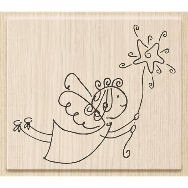 Motivstempel 'Frohe Botschaft' 7x6cm-0