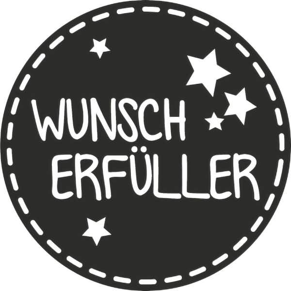 Motivstempel rund 'Wunscherfüller' 3,2cm-1
