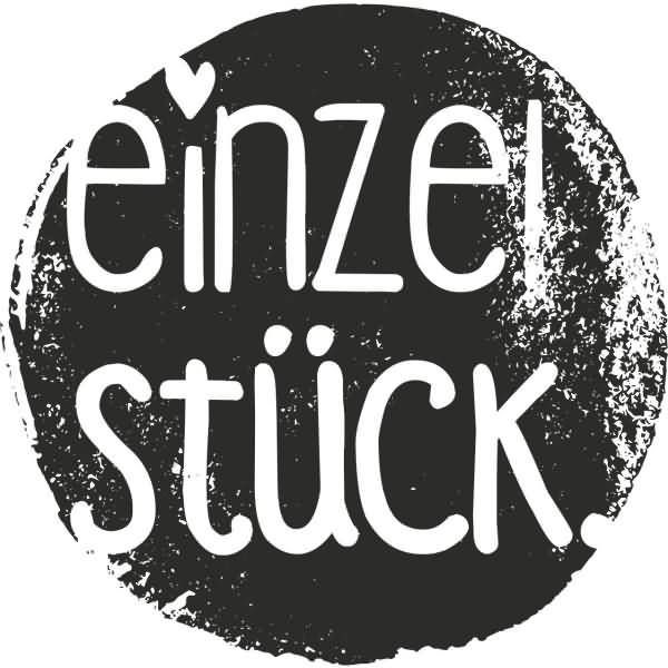 Motivstempel rund 'Einzelstück' 3,2cm-1