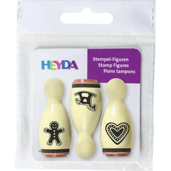 Mini Stempel 1,2cm VE=3 Stück Lebkuchen-0