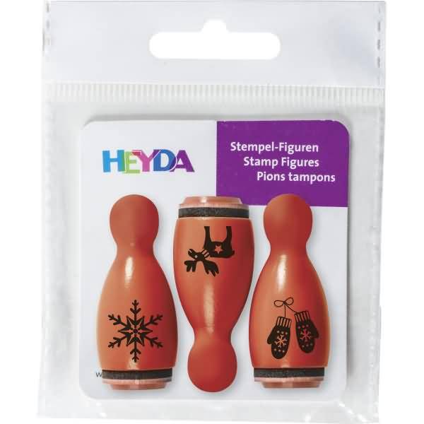 Mini Stempel 1,2cm VE=3 Stück Scandi-0