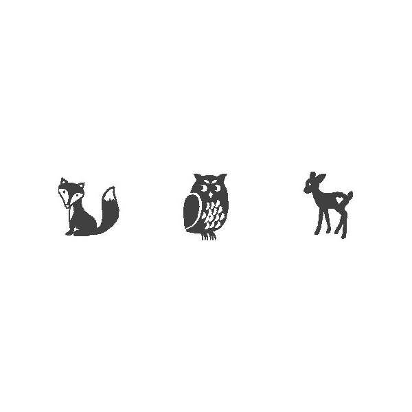 Mini Stempel 1,2cm VE=3 Stück Tiere-1