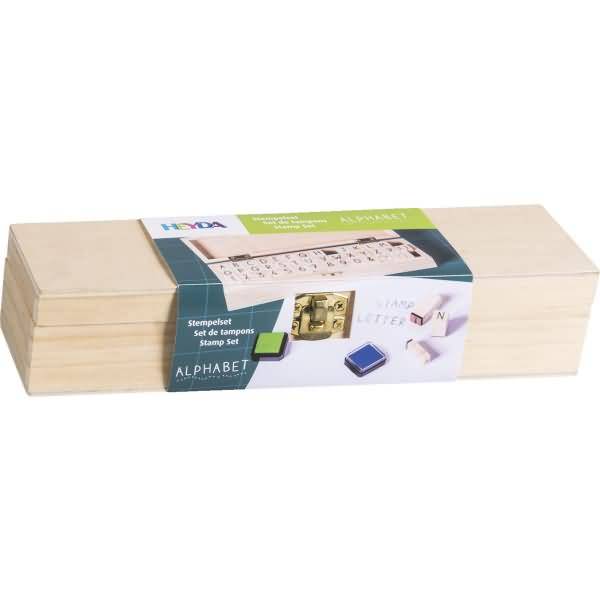 Stempelset Holz Alphabet-0