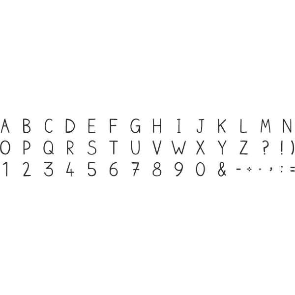 Stempelset Holz Alphabet-1