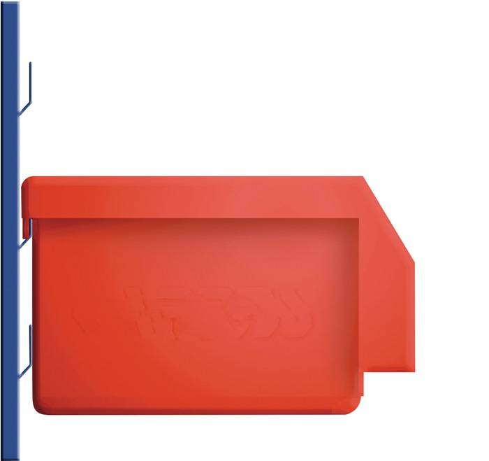 Sichtlagerkasten L160xB105xH75mm PE rot KAPPES-8