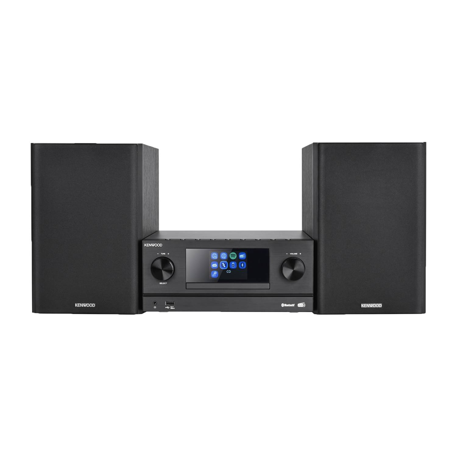 Kenwood Electronics Kenwood M-9000S, Home-Audio-Minisystem, Schwarz, 1 Disks, 50 W, 2-Wege, 6 Ohm-0