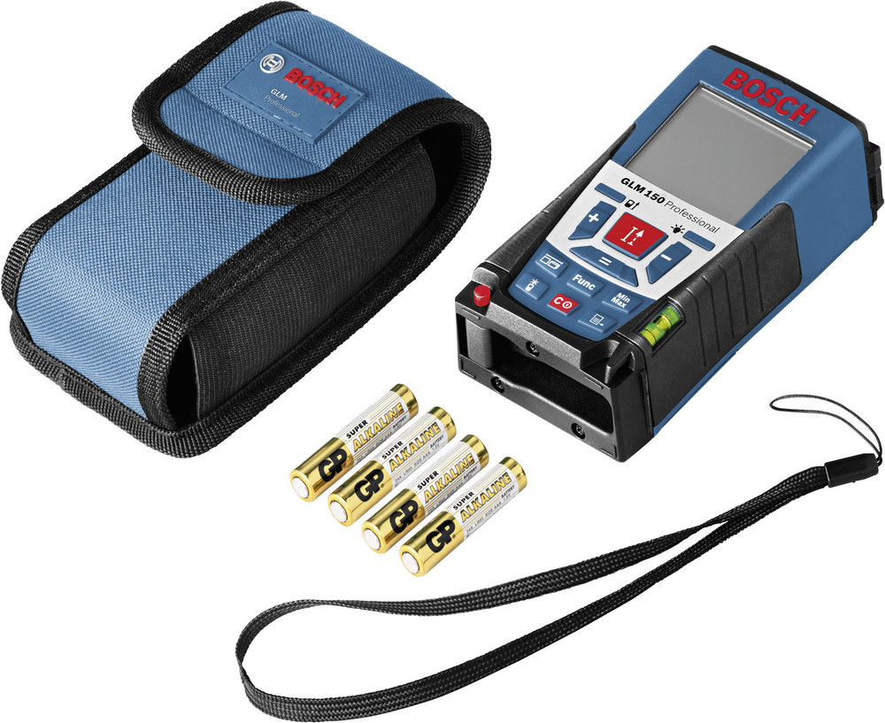 Bosch Professional GLM 150 Laser-Entfernungsmesser Stativadapter 15.8 ...
