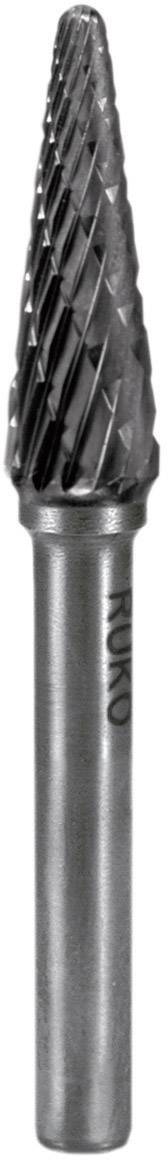 RUKO HM Frässtifte Form L Rundkegel (KEL) RUKO 116236 Kugel-Durchmesser 12 mm Schaft-Ø 6 mm