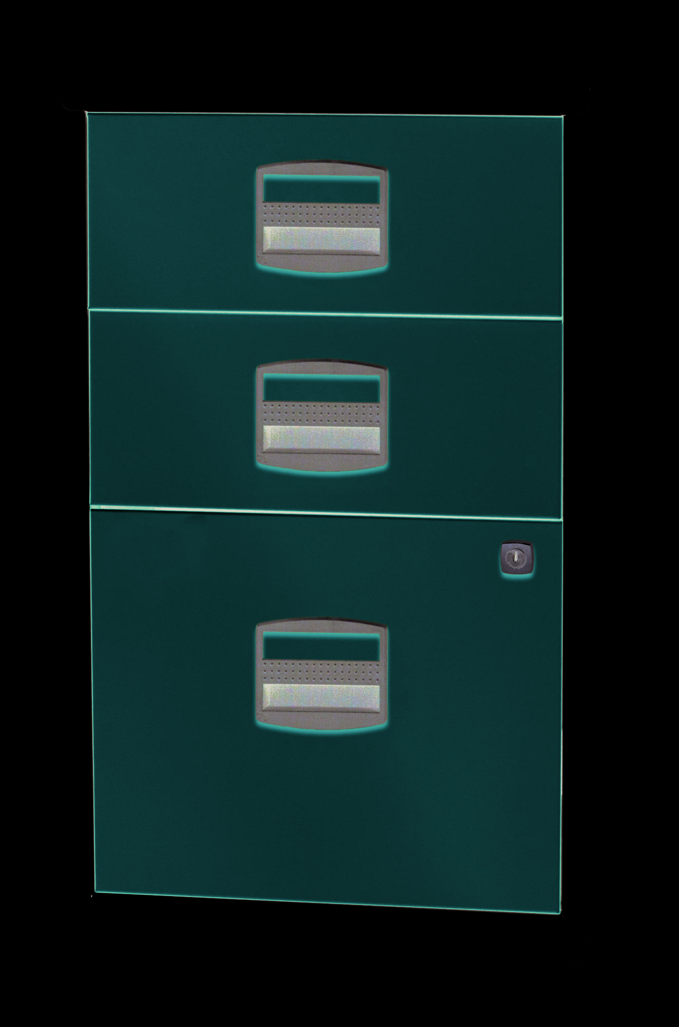 Beistellschrank PFA, 2 Universalschubladen, 1 HR-Schublade, Farbe Korpus lichtgr-2