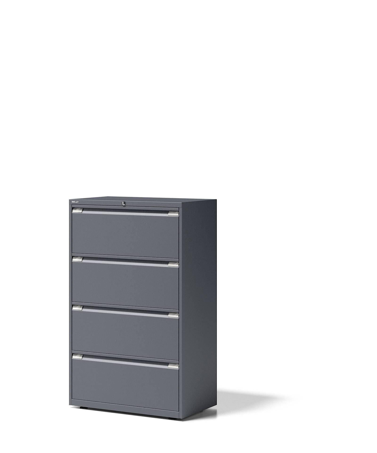 Hängeregistraturschrank Essentials, 4 Hängeregistratur à H 304 mm, Farbe anthraz-1